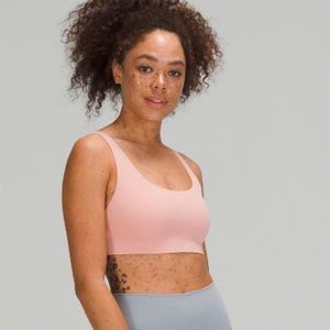 Lululemon In alignment straight strap bra - NWT pink 12